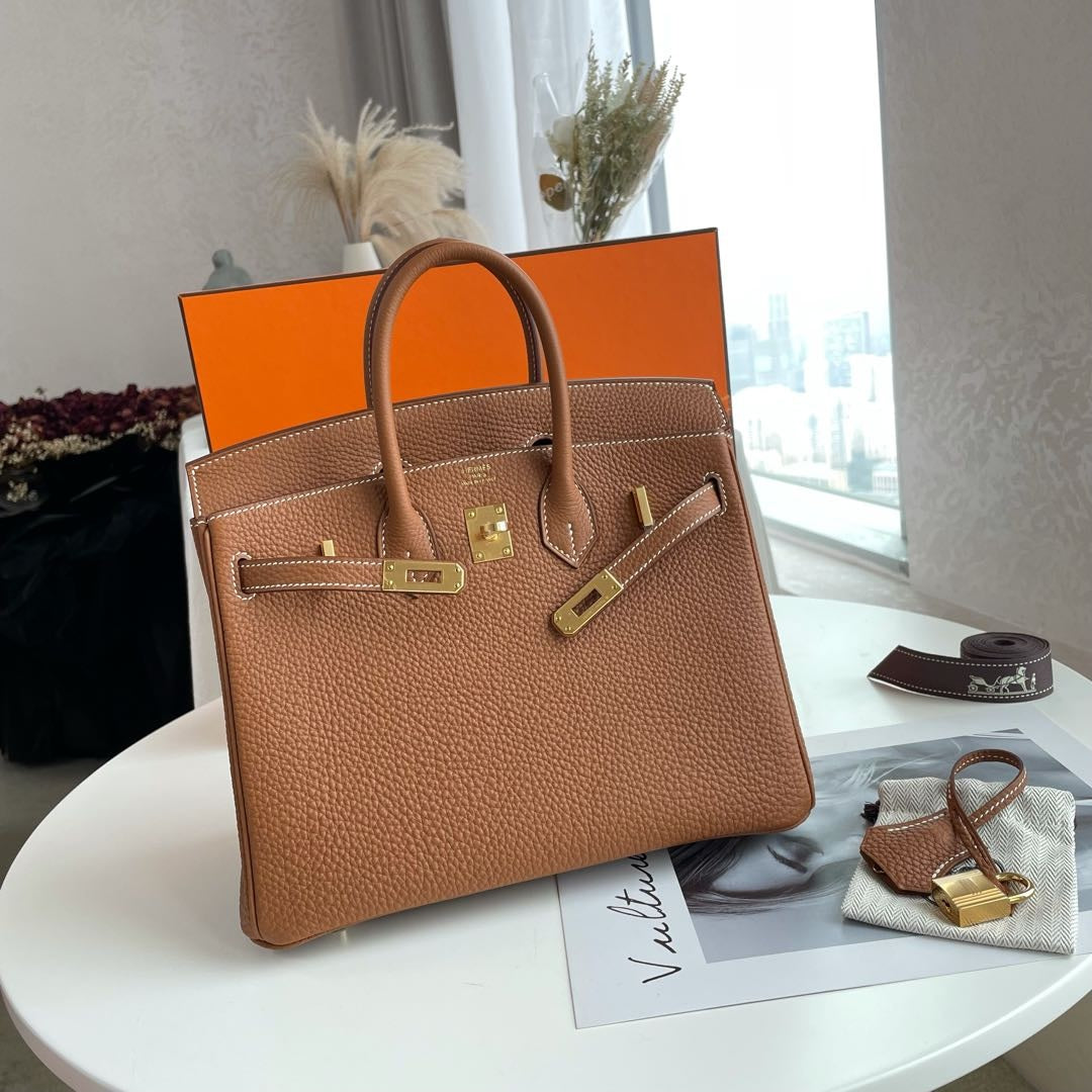 Brand New Birkin 25 (Gold Togo) Gold Hardware, 2022