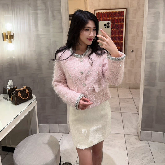 Este Jacket with Silver Embellishment (Pink)